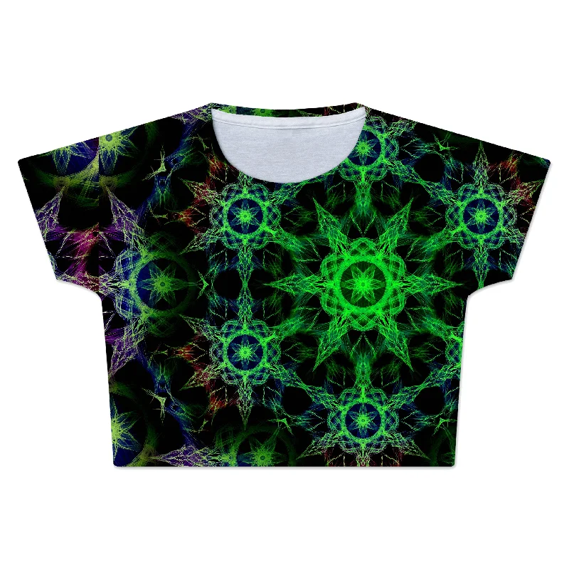 Kaleidoscope Jungle Crop Tee