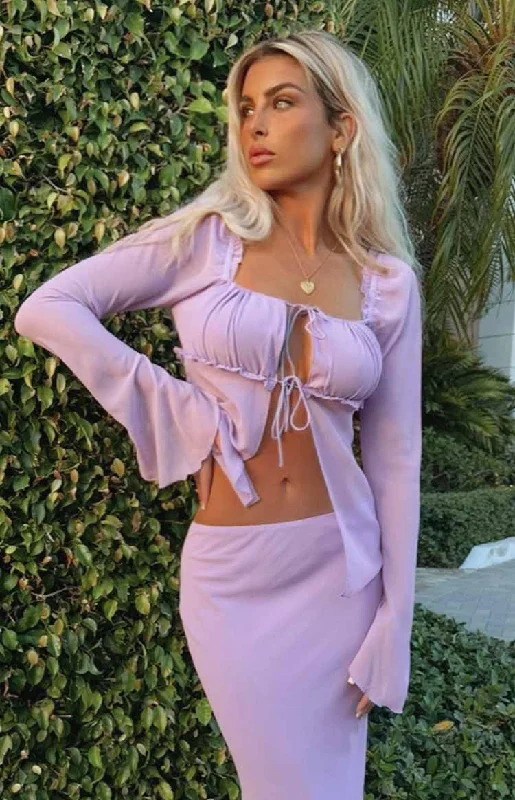 Kennedy Lilac Sleeve Top