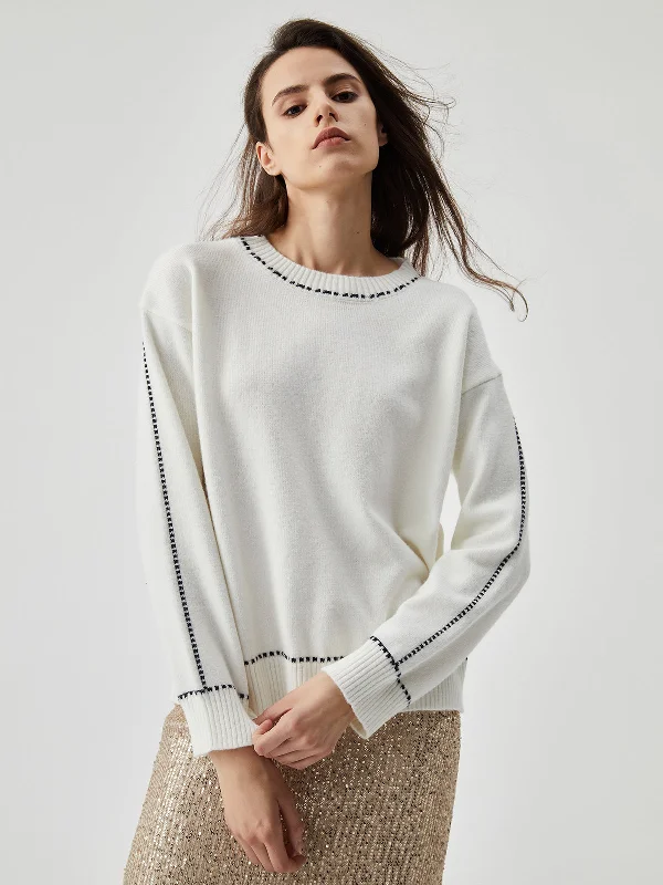 knit-contrast-trim-crew-neck-sweater