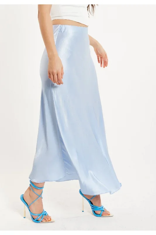 liquorish-bias-cut-aqua-blue-satin-skirt