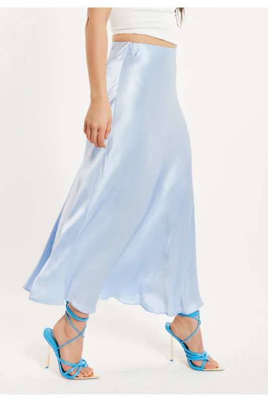 liquorish-bias-cut-aqua-blue-satin-skirt