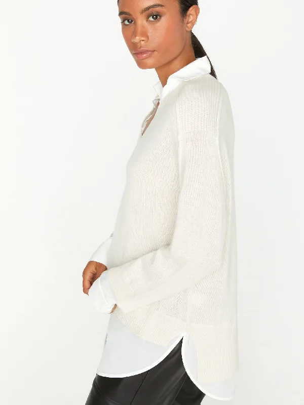 looker-vneck-layered-sweater-tan-white