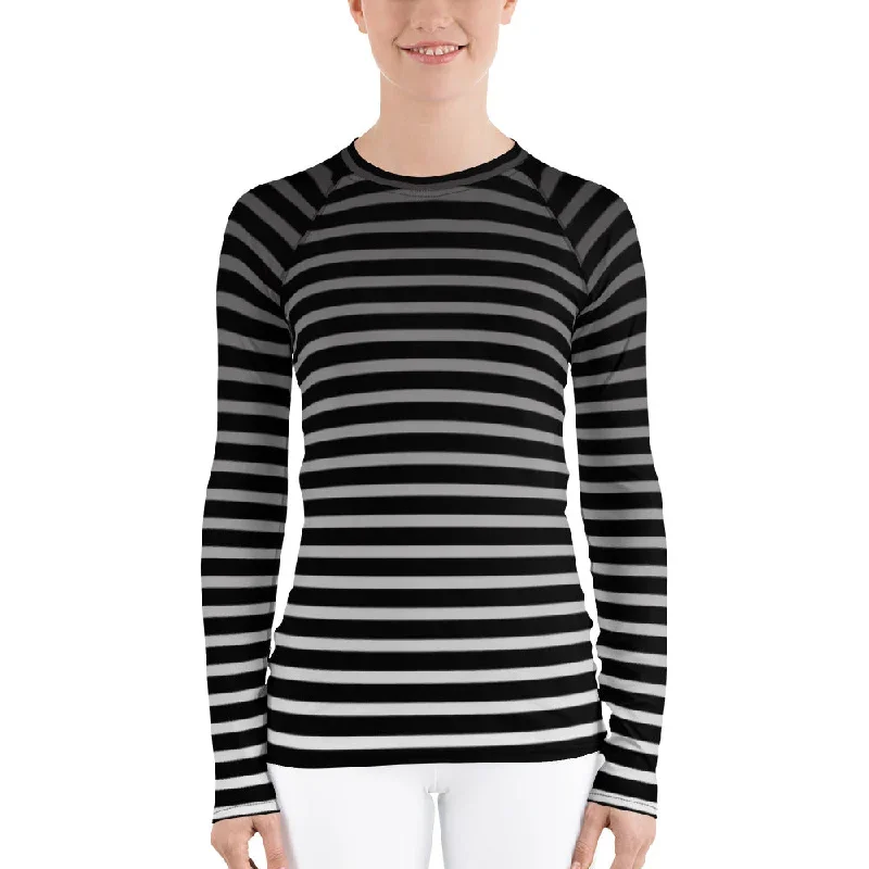 Love Stripes Ladies Rash Guard