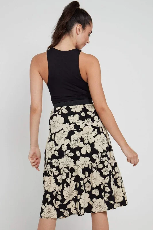 love-sunshine-black-floral-printed-tiered-midi-skirt