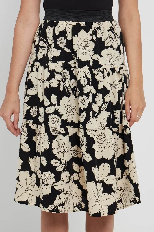 love-sunshine-black-floral-printed-tiered-midi-skirt