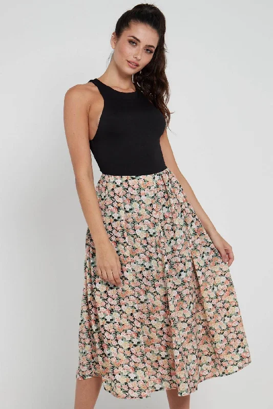 love-sunshine-rose-floral-printed-side-slit-pleated-midi-skirt