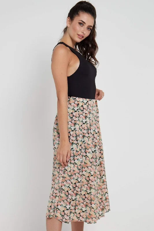 love-sunshine-rose-floral-printed-side-slit-pleated-midi-skirt