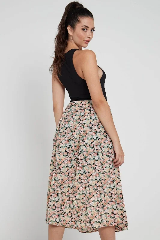 love-sunshine-rose-floral-printed-side-slit-pleated-midi-skirt