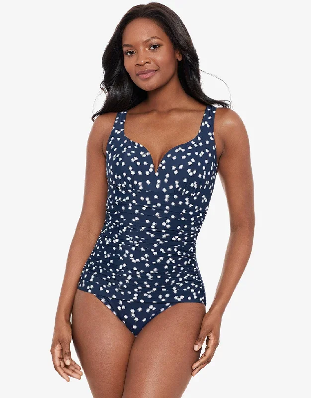 Luminaire Cherie Swimsuit - Navy Spot