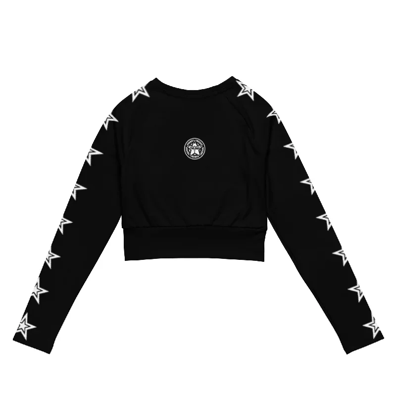 LUV CPY Recycled long-sleeve crop top