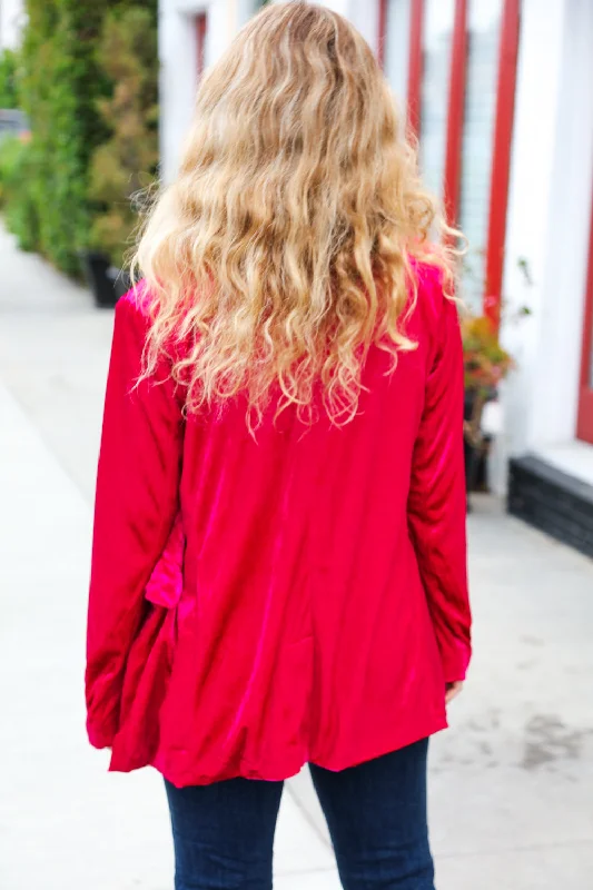 magenta-velvet-lapel-blazer