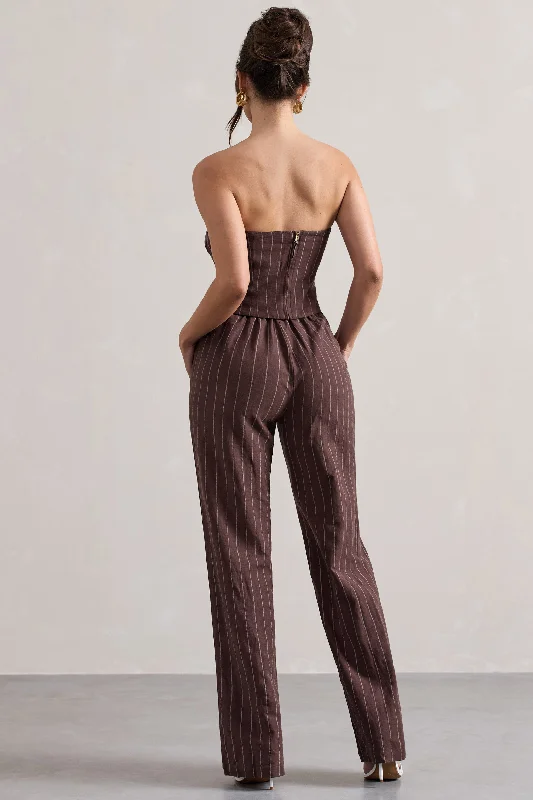 missed-out-chocolate-brown-pinstripe-wide-leg-trousers-cl132257067