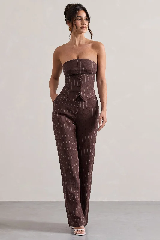 missed-out-chocolate-brown-pinstripe-wide-leg-trousers-cl132257067