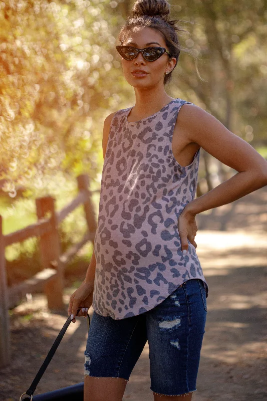 mocha-animal-print-maternity-tank