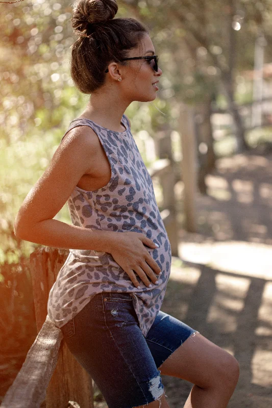 mocha-animal-print-maternity-tank