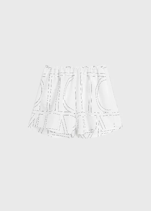 monogram-cotton-pj-shorts-white-black