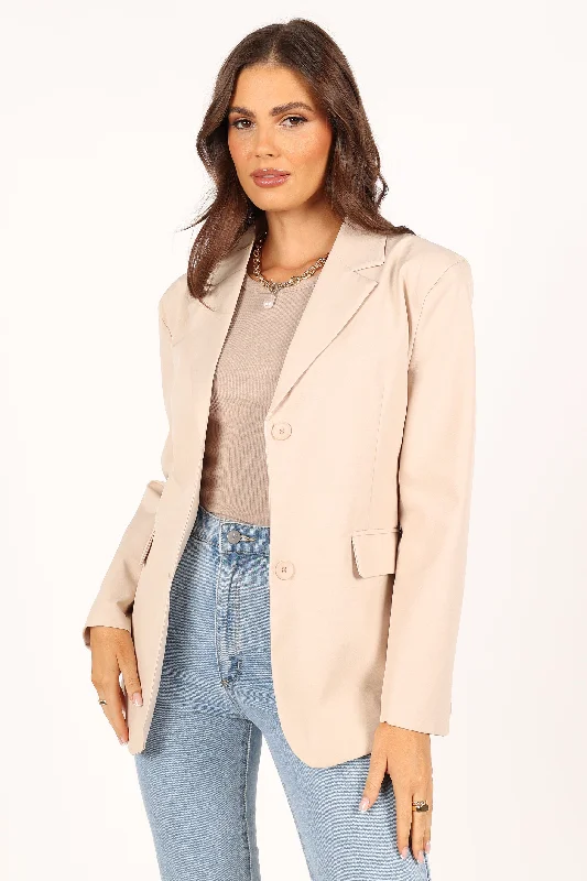 myla-single-button-blazer-cream