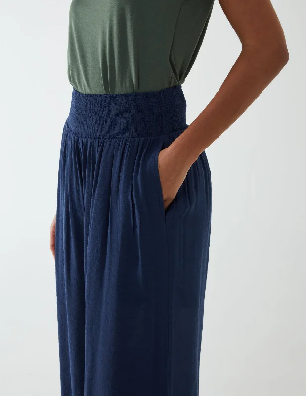 navy-shirring-waist-wide-leg-trouser