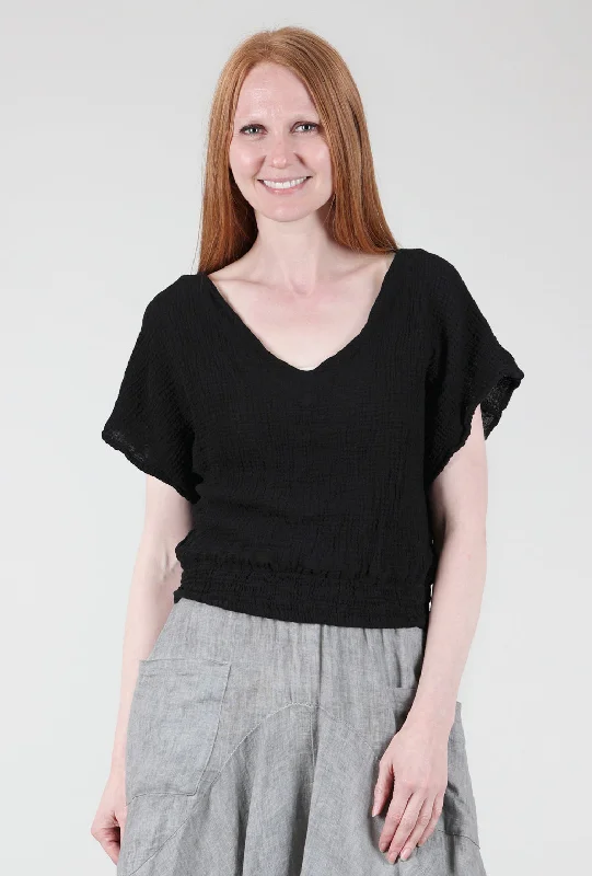 Romane Top, Black