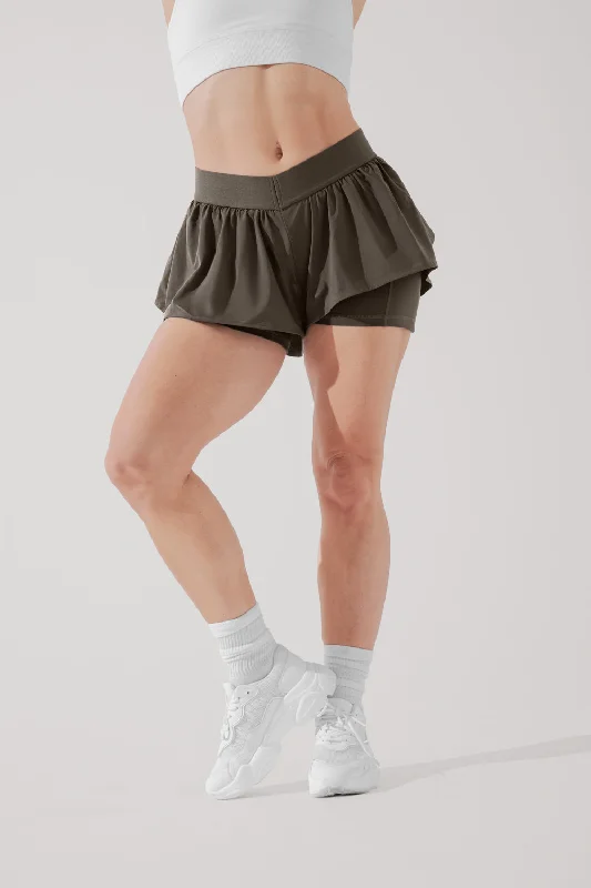 on-the-run-ruffle-short-deep-olive