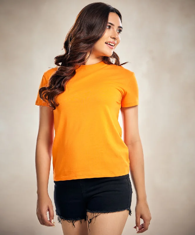 orange-crew-neck-t-shirt