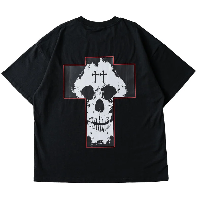 OVERSIZED ""MISFIT"" T-SHIRT - BLACK