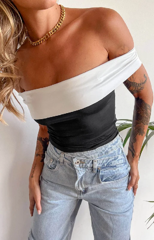 paige-off-shoulder-black-and-white-contrast-top