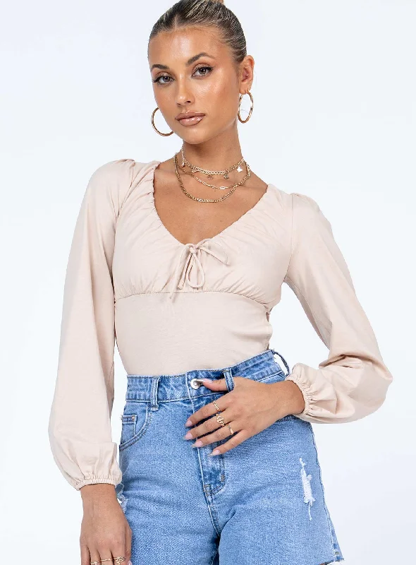 Patsy Bodysuit Beige