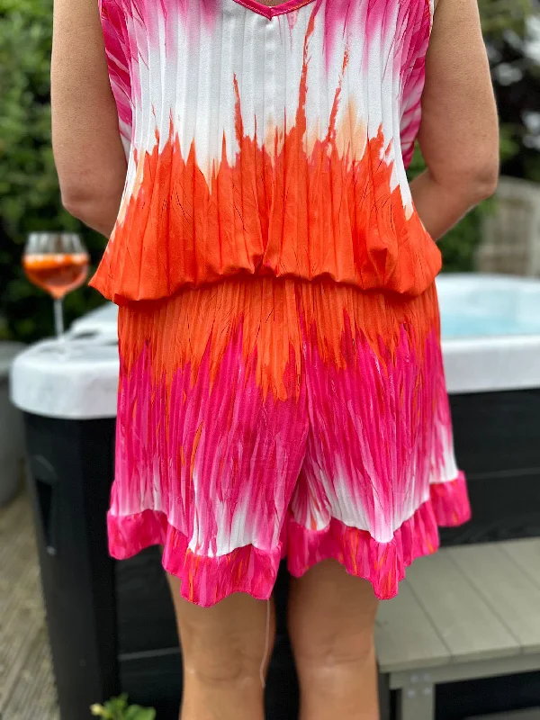 pink-and-orange-tie-dye-pleated-shorts-darcy