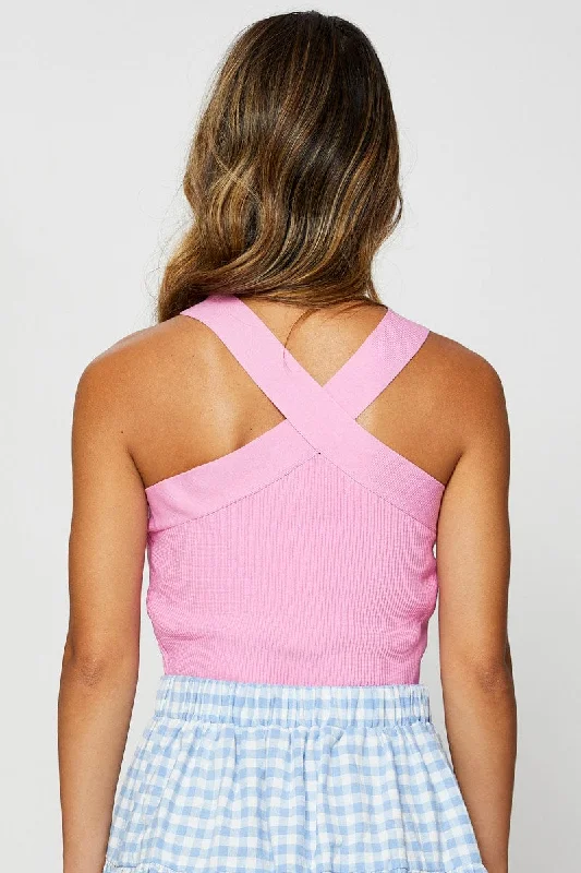 pink-knit-top-sleeveless-halter-kn1076-40pb