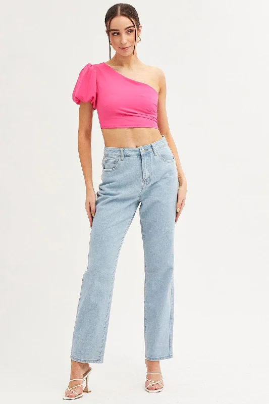 pink-one-shoulder-crop-top-wc12435-f