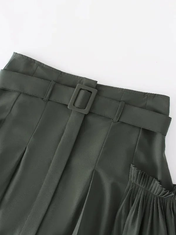 pintuck-pocket-skirt-olive