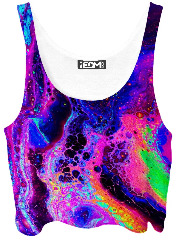 Psychedelic Radiation Crop Top