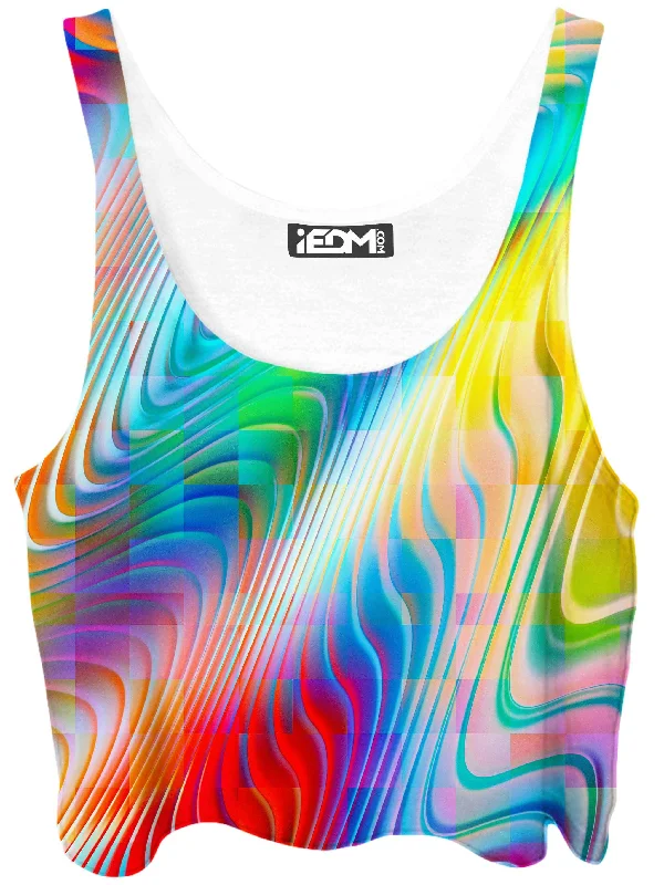 Rainbow Prism Crop Top