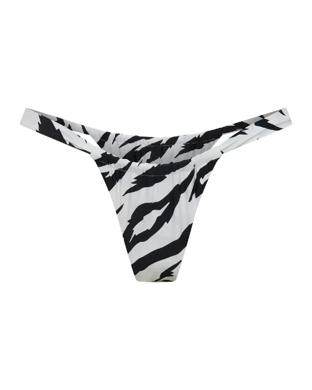 Rhodes Bottom Zebra Black