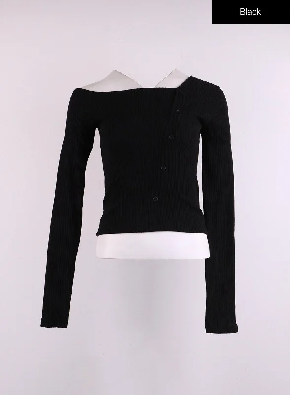 ribbed-button-long-sleeve-top-cj429