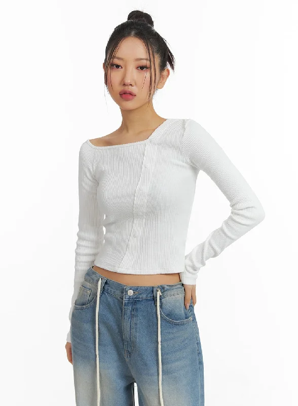 ribbed-button-long-sleeve-top-cj429