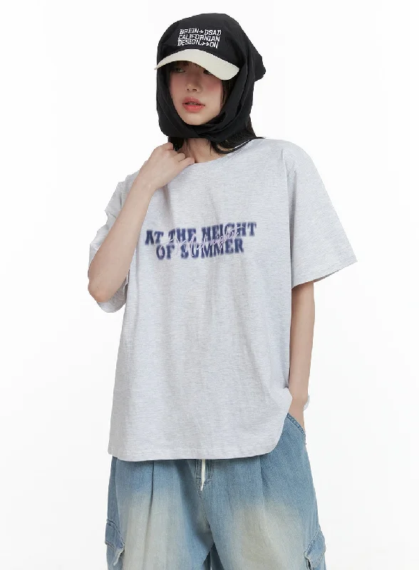 Round Oversize T-Shirt CL412