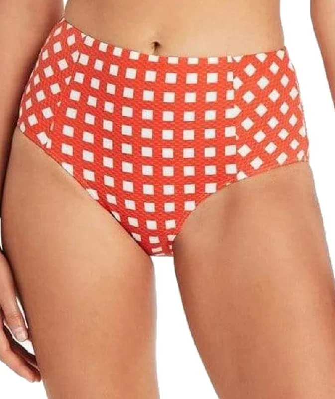 sea-level-le-damier-high-waist-bikini-brief-orange