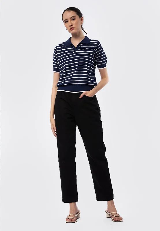 short-sleeve-stripes-polo-top-24f082-navy