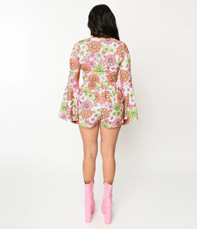 smak-parlour-1960s-pink-retro-bloom-shorts