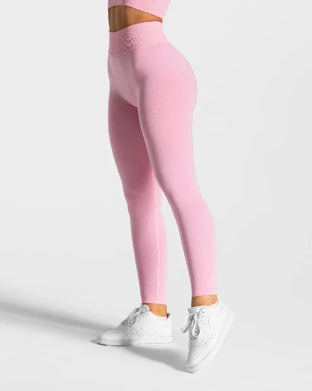 Statement Scrunch Leggings Pink