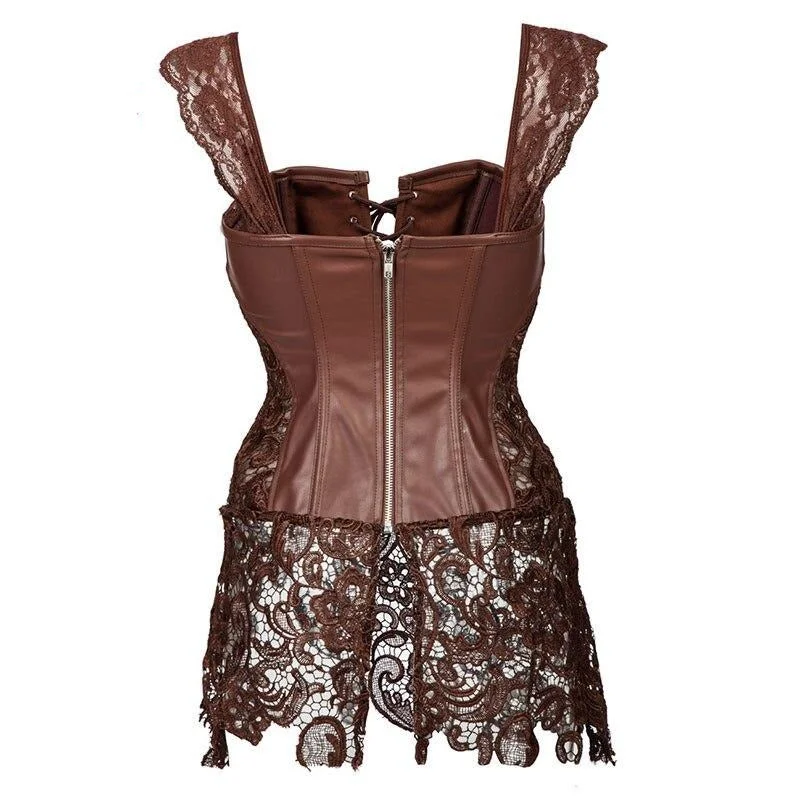 steampunk-corset-with-lace-skirt