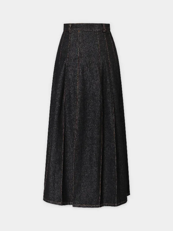 stitched-pleated-skirt-black