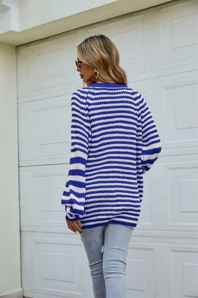 striped-button-up-long-sleeve-cardigan