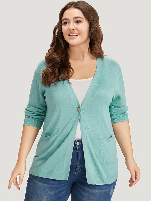 supersoft-essentials-solid-button-up-pocket-drop-shoulder-cardigan