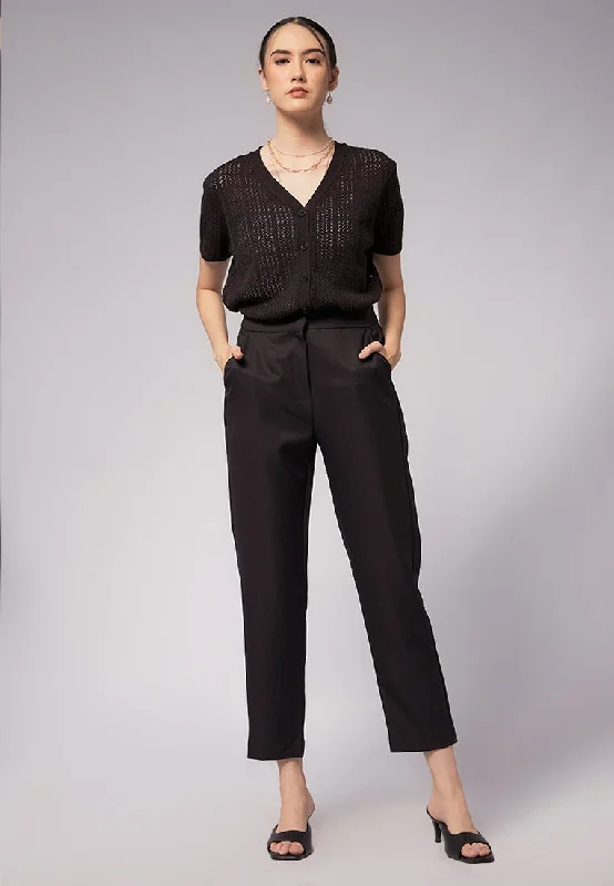 tapered-pants-with-slit-hem-24d054-black