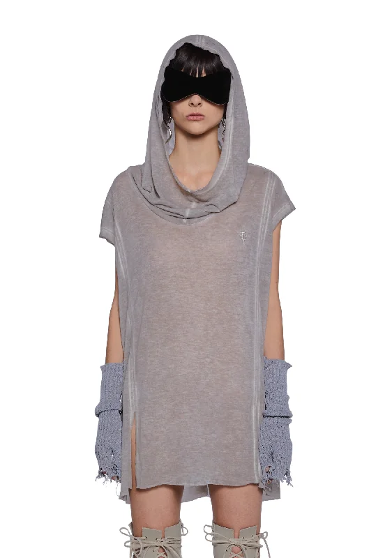 Tempo Unisex Hooded Oversized Tank