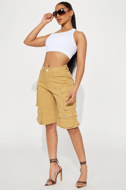 That One Friend Cargo Bermuda Short - Khaki