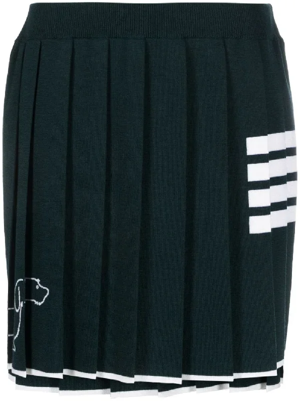 Hector Icon Pleated Mini Skirt